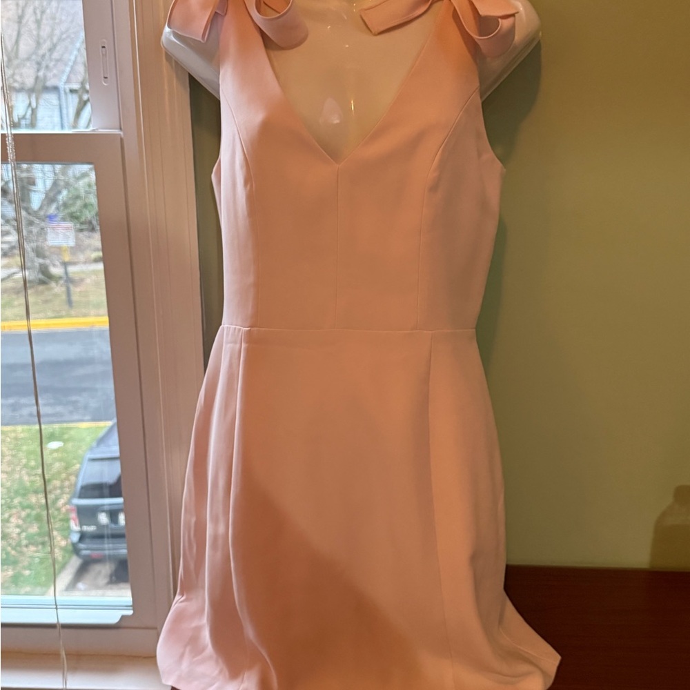 Amanda Uprichard Blush Pink Mini Dress